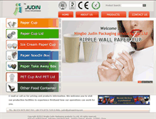 Tablet Screenshot of judinpacking.com